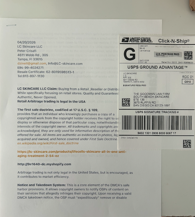 Life Cell Skincare 2.54 oz