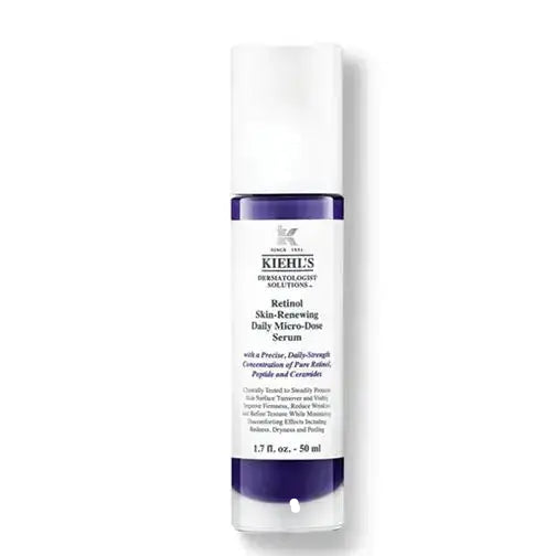 Kiehl's Daily Micro-Dose Anti-Aging Retinol Facial Serum, Reduces Wrinkles,1.7 Fl Oz / 50 ml