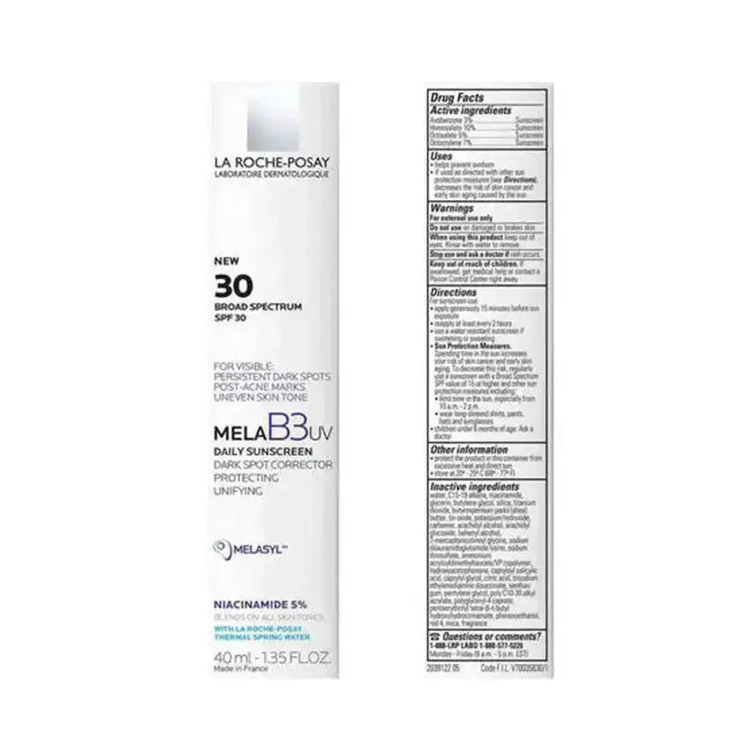 La Roche-Posay Mela B3 UV Daily Moisturizer SPF 30 With Melasyl™ + Niacinamide La Roche-Posay Mela B3 UV Daily Moisturizer SPF 30 With Melasyl™ + Niacinamide