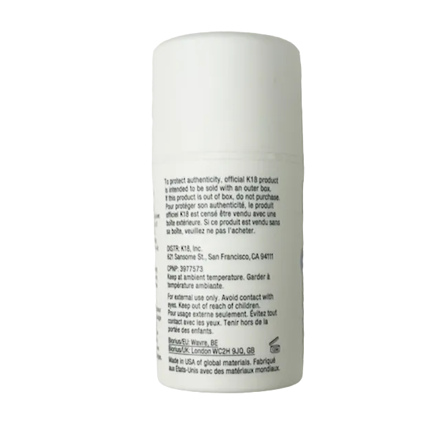 K18 X Future Society Molecular Repair Hair Mask 50ml