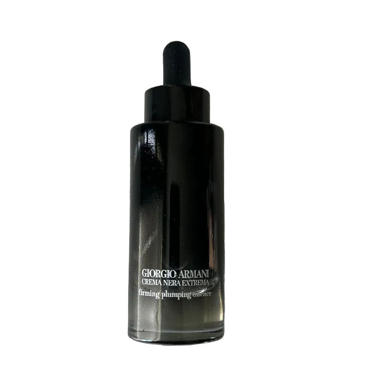 Giorgio Armani Crema Nera Extrema packaging on a light gray background