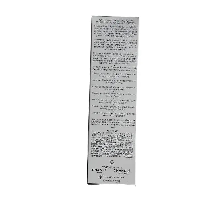 CHANEL HYDRA BEAUTY MICRO LIQUID ESSENCE - Refining Energizing Hydration 5oz Chanel