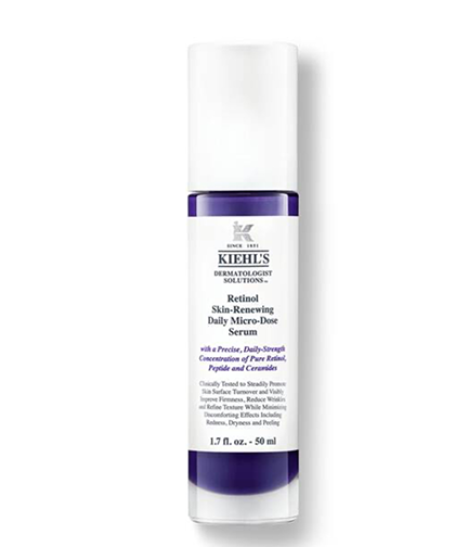 Kiehl's Daily Micro-Dose Anti-Aging Retinol Facial Serum, Reduces Wrinkles,1.7 Fl Oz / 50 ml