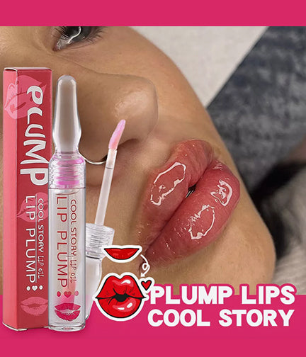 Lip Plump Lip growing Lip Gloss Moisturizing Fruit Flavor Cool Story Lip Oil 5ml