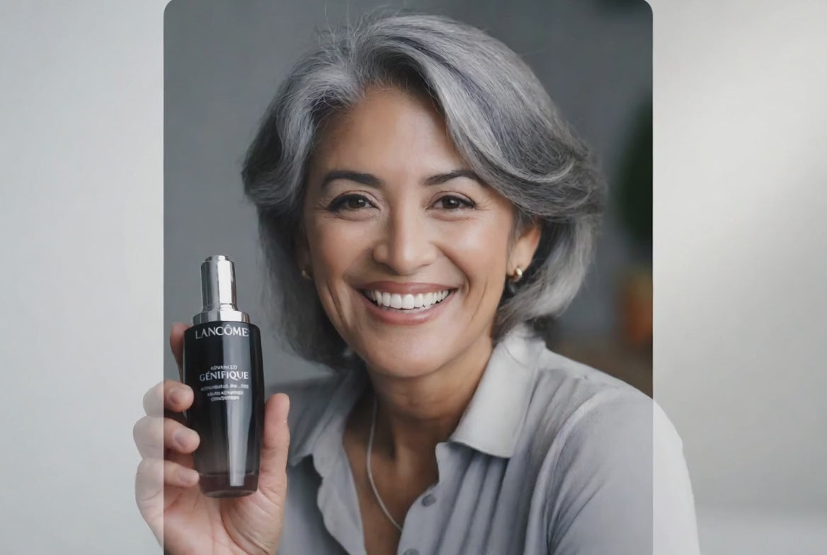 Lancôme Advanced Génifique Radiance Boosting Anti-Aging Face Serum - Visibly Hydrates &amp; Plumps Skin - with Bifidus Prebiotic, Hyaluronic Acid&nbsp;