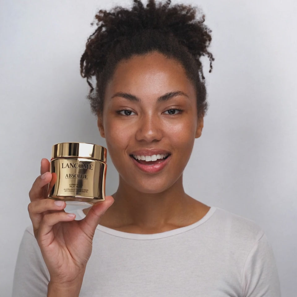 Lancome Absolue Rich cream is so and thick but absorbs into my skin great. The smoothness of my face and neck are amazing