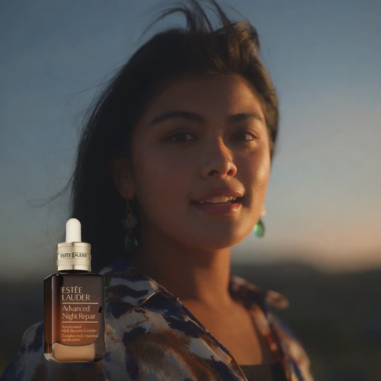 review Estee Lauder Advanced Night Repair Serum The texture of my skin looks much smoother and the lines on my forehead look much reduced.